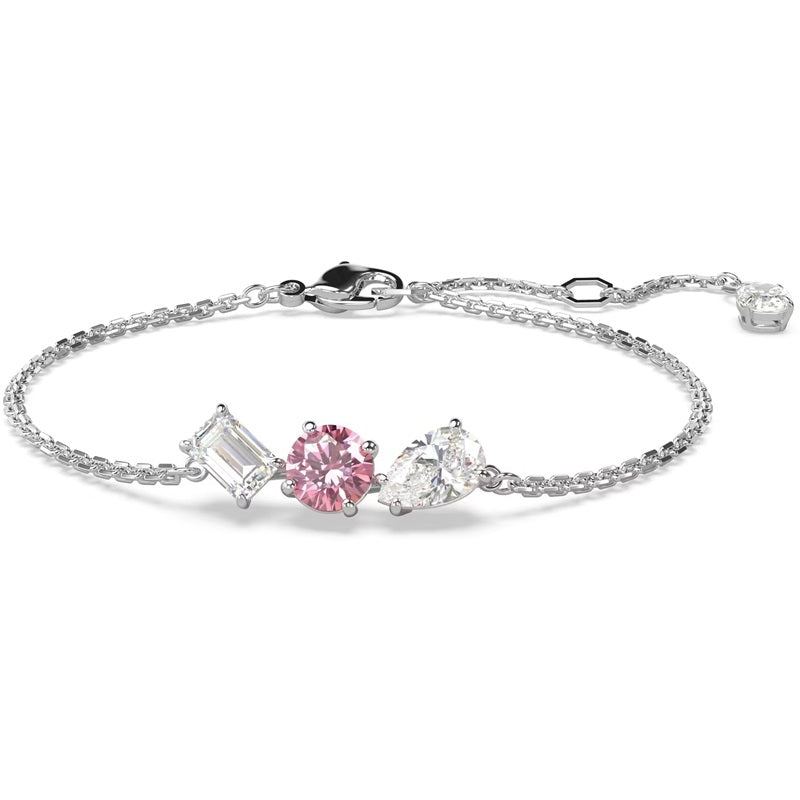 Swarovski Mesmera bracelet, Mixed cuts, Pink, Rhodium plated 5668361