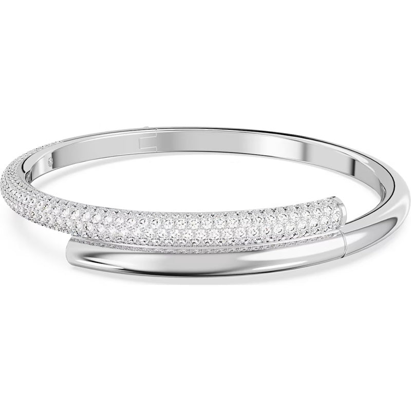 Swarovski Dextera bangle, White, Rhodium plated 5670252