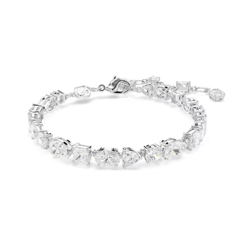 Swarovski Mesmera bracelet Mixed cuts, White, Rhodium plated 5731959
