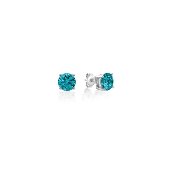 Parrys Jewellers Sterling Silver December Birthstone Studs