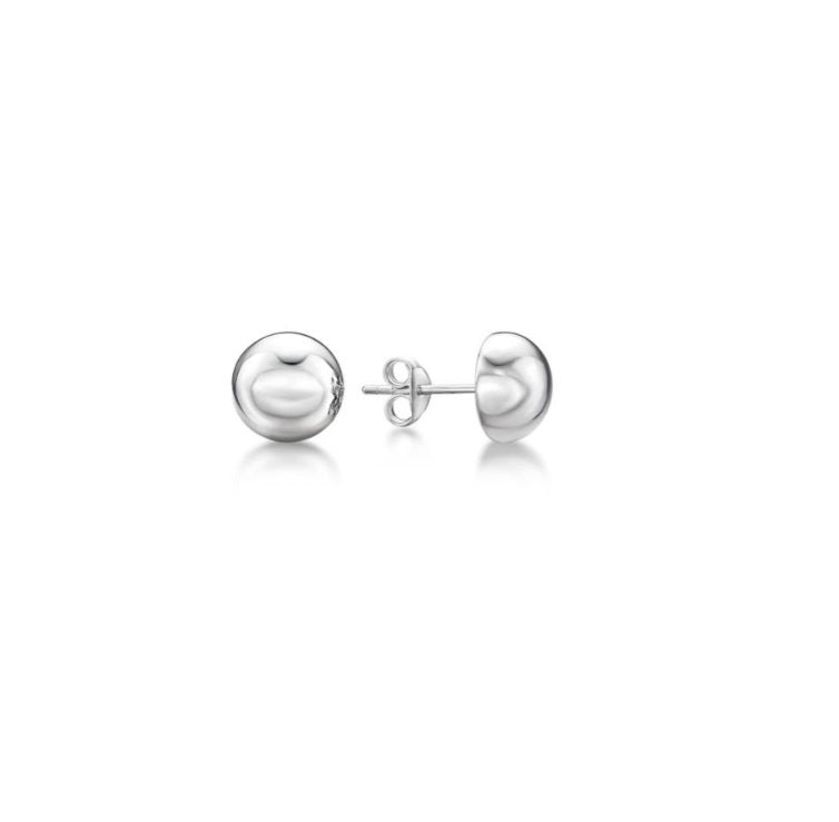 Parrys Jewellers Sterling Silver 6mm 1/2 Ball Stud Earrings
