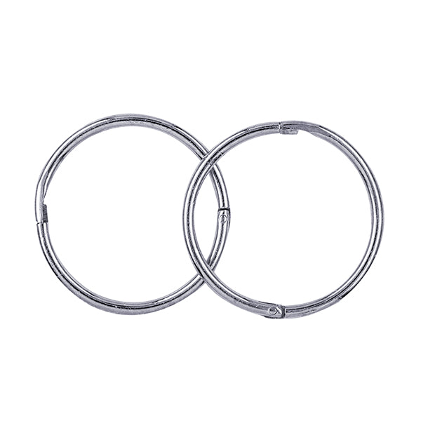 Parrys Jewellers Sterling Silver 12mm Plain Sleepers 024-01670