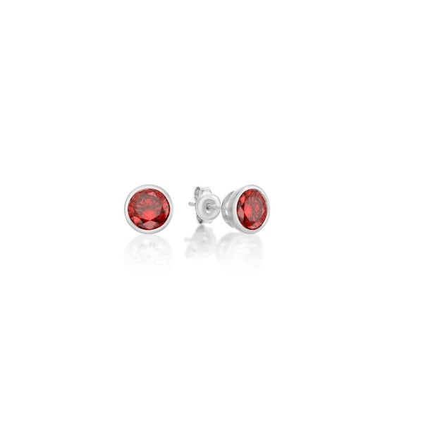 Parrys Jewellers January Birthstone Bezel Studs