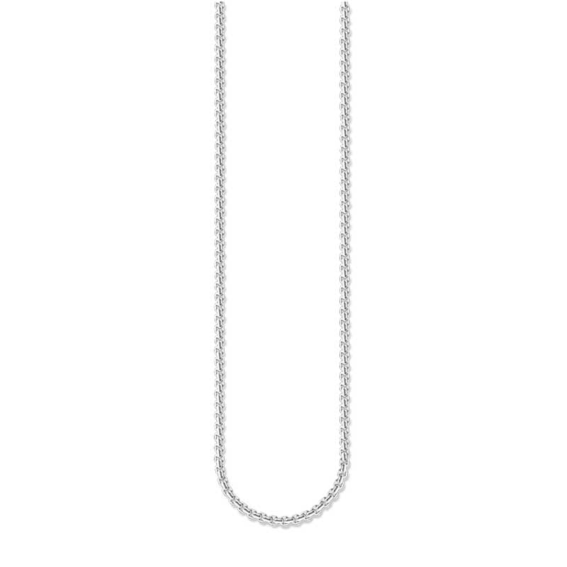 Thomas Sabo Sterling Silver Medium Box Link Necklace 53cm