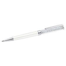 Swarovski Crystalline Ballpoint Pen - White, Chrome Plated 5224392