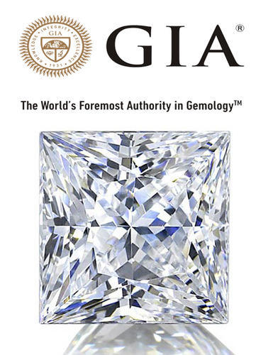 Princess Cut Diamond 1.01ct ESI1 Princess Cut Diamond Gia Cert 6252145514
