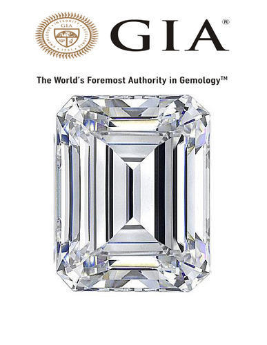 Emerald Cut Diamond 0.50ct EVS2 EX EX Gia Cert 2225289987